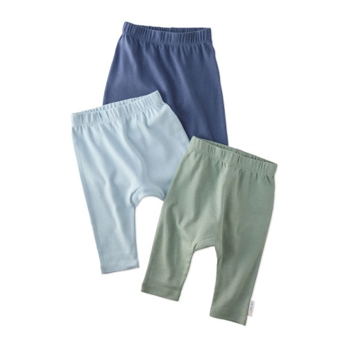 Harlowe Organic Cotton Assorted 3-Pack Harem Pants