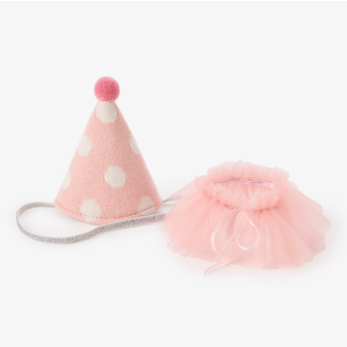 Pink Birthday Bedtime Huggie Accessories – Elegant Baby