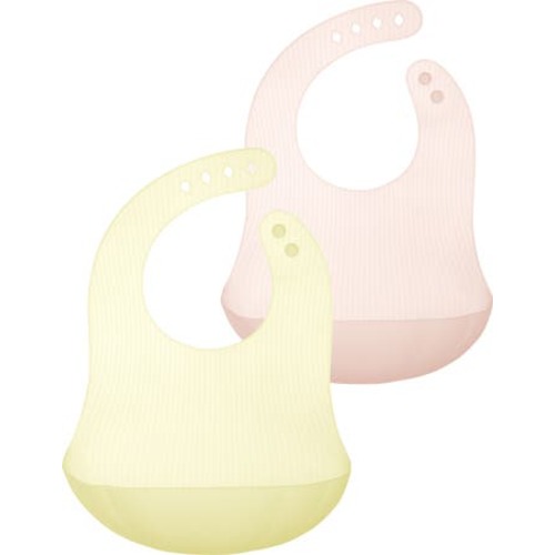 2-Pack Silicone Bibs
