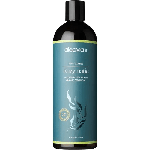 Aleavia Body Cleanse – Organic & All-Natural Prebiotic Body Wash – Fragrance-free and Sulfate-Free Enzymatic Body Cleanser – 16 Oz.