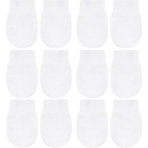 No Scratch Baby Mittens Newborn Infant Toddler Mittens Soft Elastic Wrist Gloves Mitten for 0-6 Months Boys Girls