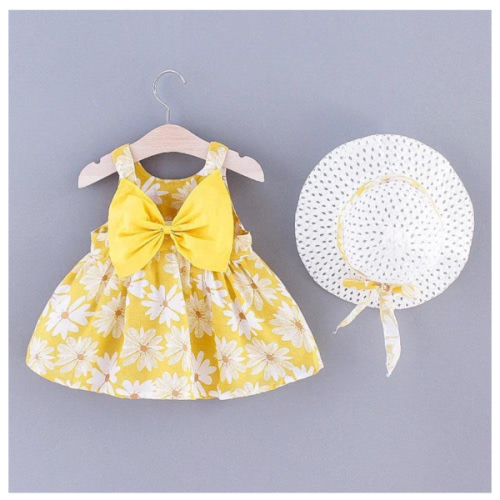 Sweet Summer Flower Bow Dress - Shop Online at Belle Baby | Belle Baby