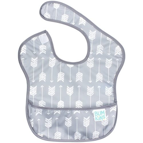 Bumkins Bibs, Baby Bibs for Girl or Boy, SuperBib Baby and Toddler Bib for 6-24 Months, Fabric Bib for Eating - B4 Arrows 1-pk