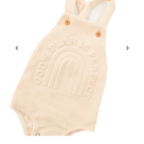 God's Plan is Perfect Waffle Romper – OUR HOUSE ABOVE