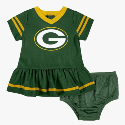 Gerber Girls' NFL Team Jersey Dress and Diaper Cover