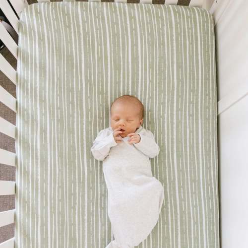 COTTON MUSLIN CRIB SHEETS
