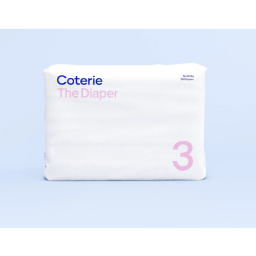 Coterie Ultra Soft Diapers, Monthly Supply - Newborn, 186 Count