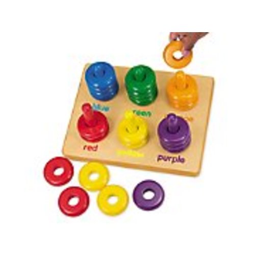 Color Rings Sorting Board