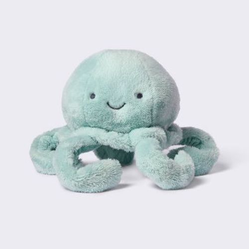 Jelly Fish Plush Stuffed Animal - Green - Cloud Island™: 10" Height, Zoo Animal Themed, 0.26 Lbs