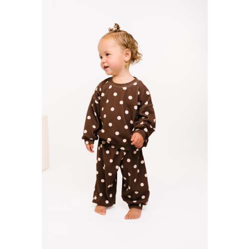 Espresso Polkadot Sweatsuit