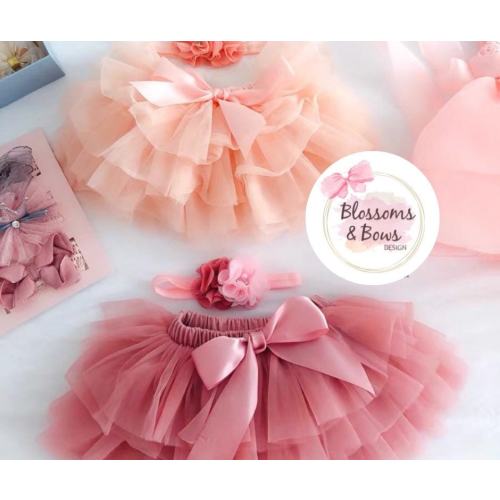 Tutu skirt with complimentary headband | birthday tutu| cake smash outfit | girls tutu | baby shower gift tutu| everyday toddler pink tutu |