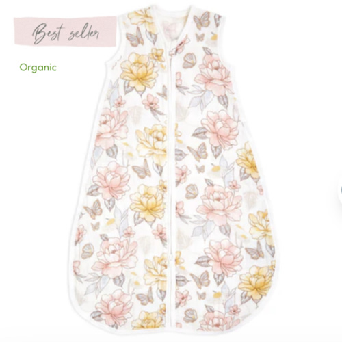 organic cotton light sleep sack TOG 1.0 earthly | aden + anais
