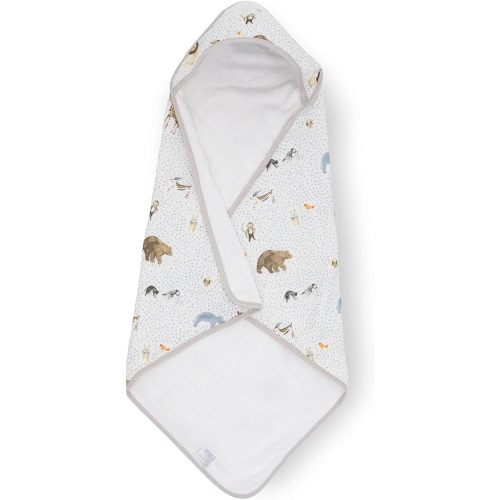 Little Unicorn® Infant Hooded Towel: Party Animals