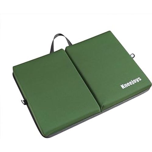 Bath Kneeler - Knee Pads for Women & Men, Baby Bath Kneeler, Garden & Yoga Knee Cushion (Green)