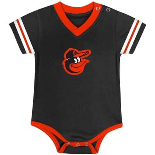 MLB Newborn & Infants 0-24 Months Official Primary Logo Creeper Romper Jersey