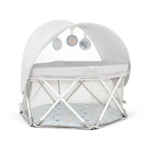 Regalo My Play Baby Portable Infant Activity Center: Metal Frame, 15 lb Capacity, Folds for Transport & Storage
