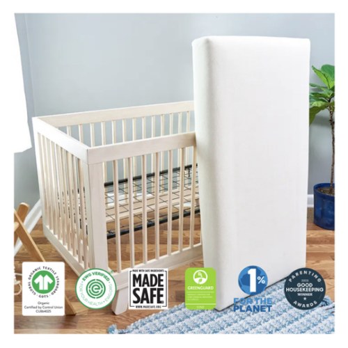 Breathable Organic 2-Stage Baby Crib Mattress