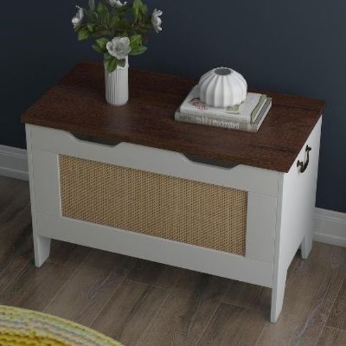 25/30/40 Inch Wooden Toy Chest for Kids, Large Storage Bench with Safety Hinge, Toy Box for Boys and Girls, Entryway, Living Room, Bedroom, Playroom