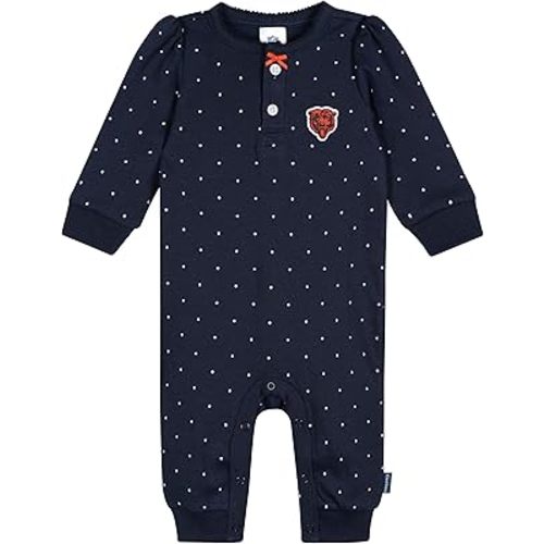 Gerber NFL Baby Girls Footless Coverall