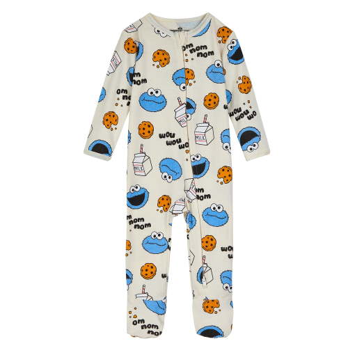 Minnie Mouse Baby Two-Way Zip Footed Sleeper Pajamas, Newborn-6/9 Months, Infant Sleepwear