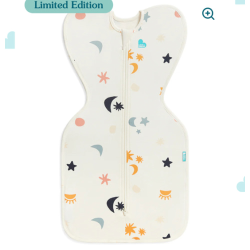 Swaddle Up™ 1.0 TOG Organic Cotton Buff Lunar