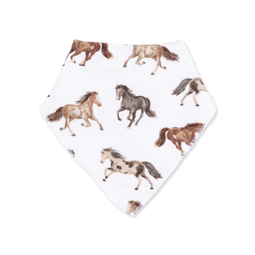 Bandana Bib, Wild Horses – SpearmintLOVE