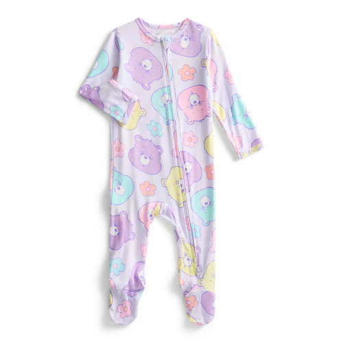 Character Baby Boys or Girls Cozy and Comfortable Viscose Two-Way Zip Footed Sleep 'N Play One-Piece Pajamas, Sizes 0M–6/9M