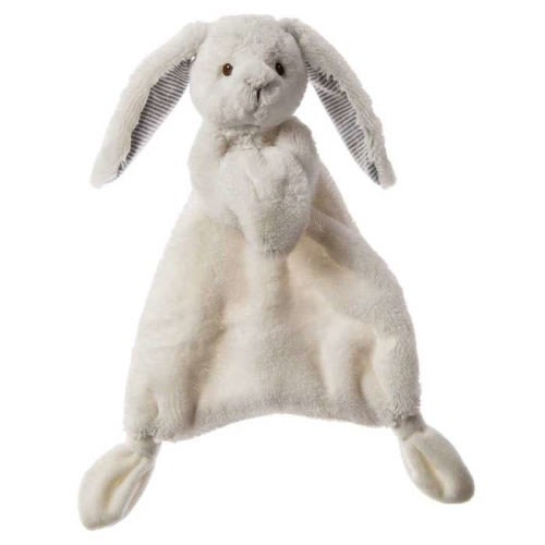 Silky Bunny Lovey - White