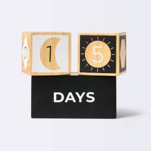 Milestone Blocks - Black and White - Cloud Island™