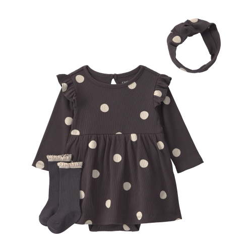 Carter's Child of Mine Dress Headband and Sock Set, 3-Piece, Sizes Preemie-6/9 Months