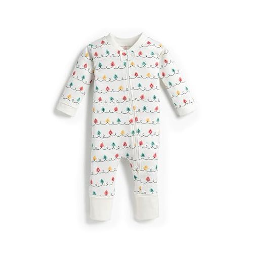 MONICA + ANDY One Piece Baby Pajamas, 100% Organic Baby Clothes for Girls and Boys, Sizes For Newborn and Infant