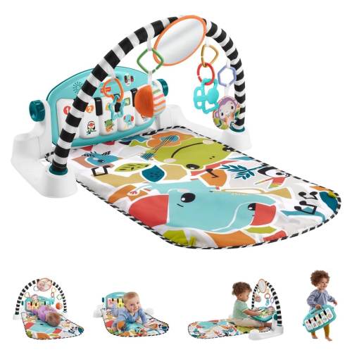 Fisher-Price Glow & Grow Kick & Play Piano Activity Gym, Ages 0+