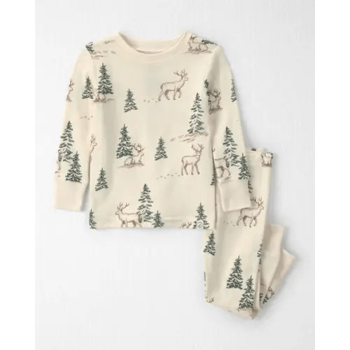 Baby 2-Piece Organic Cotton Pajamas in Reindeer Forest - Little Planet | Carter's