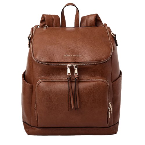 Lullaby Diaper Backpack Chestnut | Poppy and Peonies – Poppy & Peonies