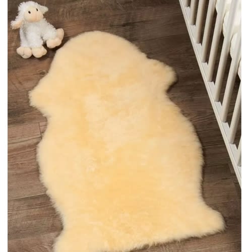 Sheepskin Short Wool Rug: Sheepskin Town