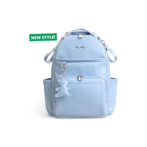 Itzy Ritzy - Boss Plus™ Large Diaper Bag Backpack - Teddy Blue