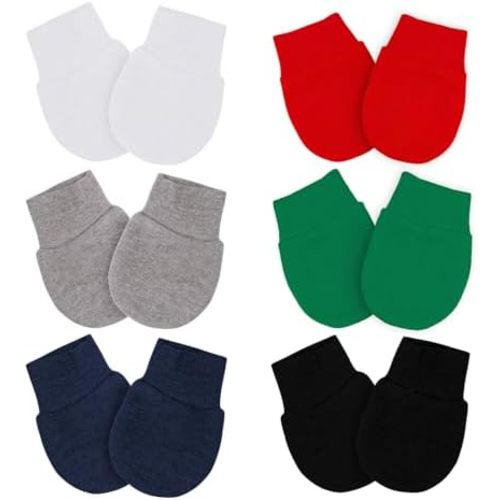 Baby Mittens No Scratch Mittens Infant Soft Gloves Mittens for 0-6 Months Boys Girls