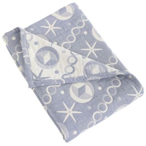 3 Layer Muslin Cotton Toddler Blanket, Super Soft and Warm Crib Blanket - NTBAY