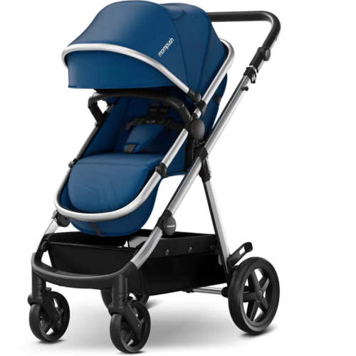 Meteor Stroller - Navy / Silver Frame
