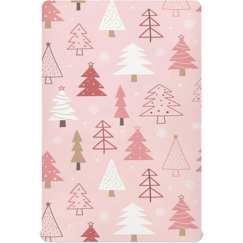 Bows Cowgirl Boots Western Crib Sheets Soft Breathable Fitted Baby Crib Sheets Mattress Cover for Girl Boys, 52" x 28" x 9"