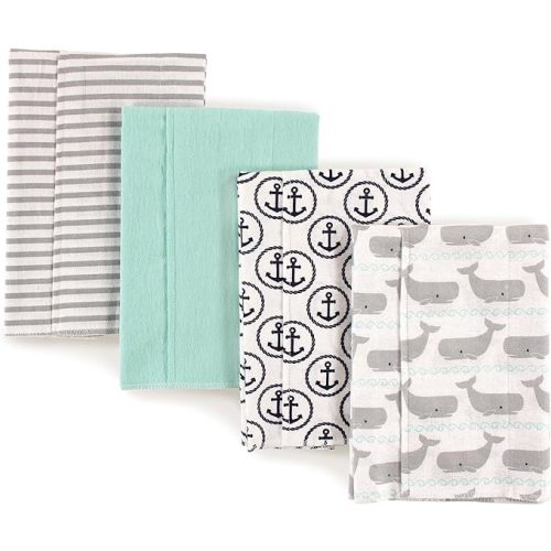 Hudson Baby Unisex Baby Cotton Flannel Burp Cloths
