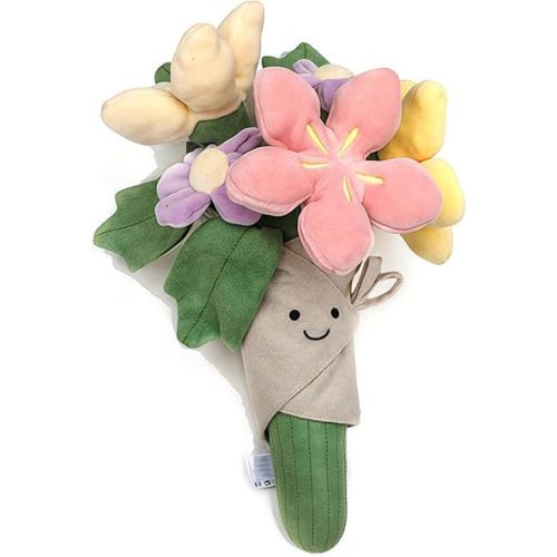 Cute Flower Plush Doll Stuffed Plant Plushie ，Decor Home Andbedroom Sweet Gifts for ，Cute Kawaii Gift for Valentines Day, Birthdays, Graduation, Wife, Girlfriend ，Mom for Boys and Girls