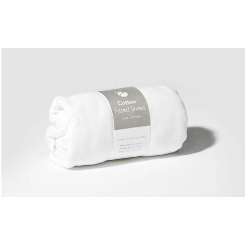 Guava Fitted Travel Crib Sheet: 100% Cotton Fitted Sheet for Lotus Travel Crib – Guava Family