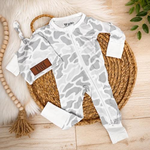 Baby Boy Coming Home Outfit | Personalized Zipper Romper Set | Newborn Going Home Outfit | Baby Shower Gift | Hospital Outfit