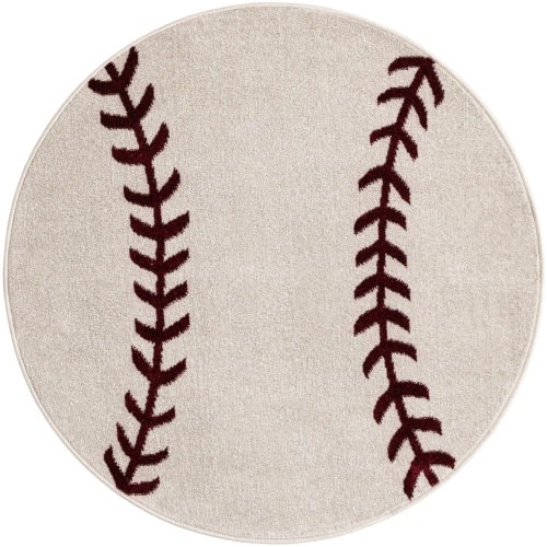 3x3 Baseball Rug