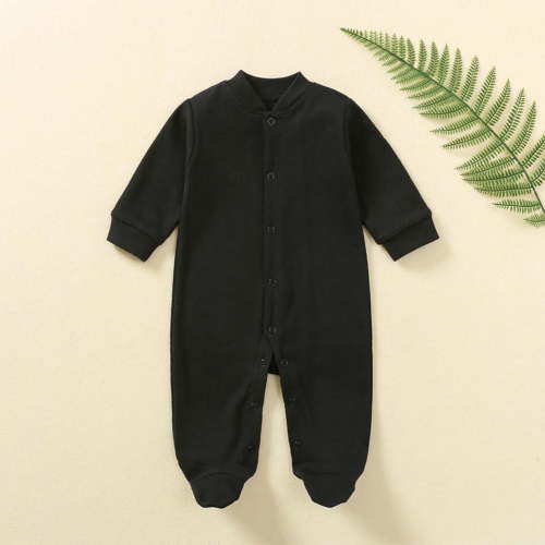 JIUKE Baby Pajamas Rompers Spring Fall Long Sleeve Footie Pjs Jumpsuit Onesie Infant Zipper Sleepwear