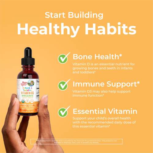 Toddler, Baby & Infant Vitamin D3 Drops – MaryRuth Organics