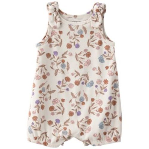 Baby Girls' Floral Sleeveless Romper
