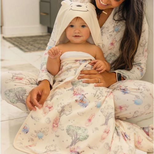 Winnie the Pooh Yellow Toddler Hooded Towel | Disney Hundred Acre Wood