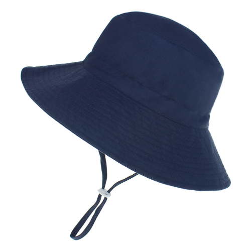 Zando Baby Sun Hat UPF 50+ Wide Brim Toddler Bucket Hat for Boys Navy XS